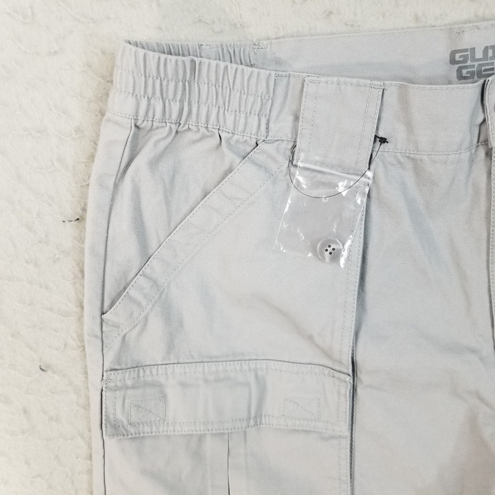 Guide Gear Cargo Shorts Mens 38 Gray Cotton Canvas Utility Tactical Outdoor 6in - Picture 2 of 10
